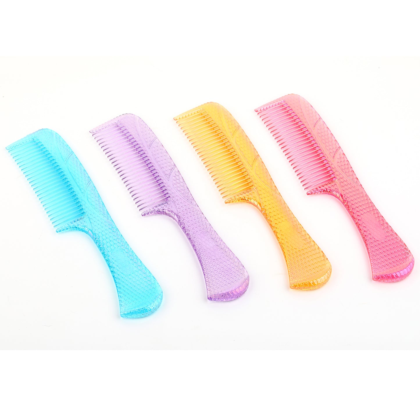 Wide Tooth Comb for Women Curly Wet Hair Comb Colorful Men Girls Long Short Thick Fine Hair Curls Detangling Hair Combs Fashion Popular Styling Transparent Large