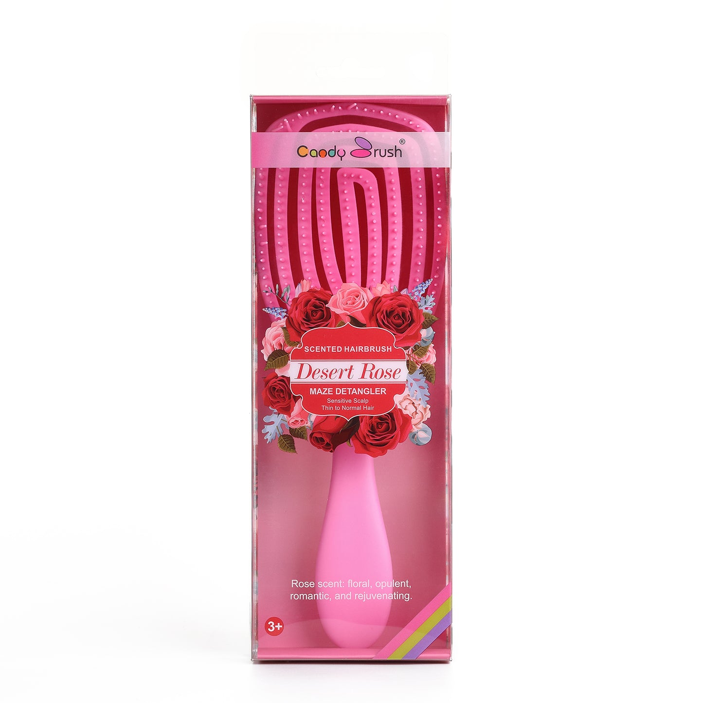 Detangling Hair Brush for Women Men Kids for Long Straight Fine Hair Maze Design Paddle Large