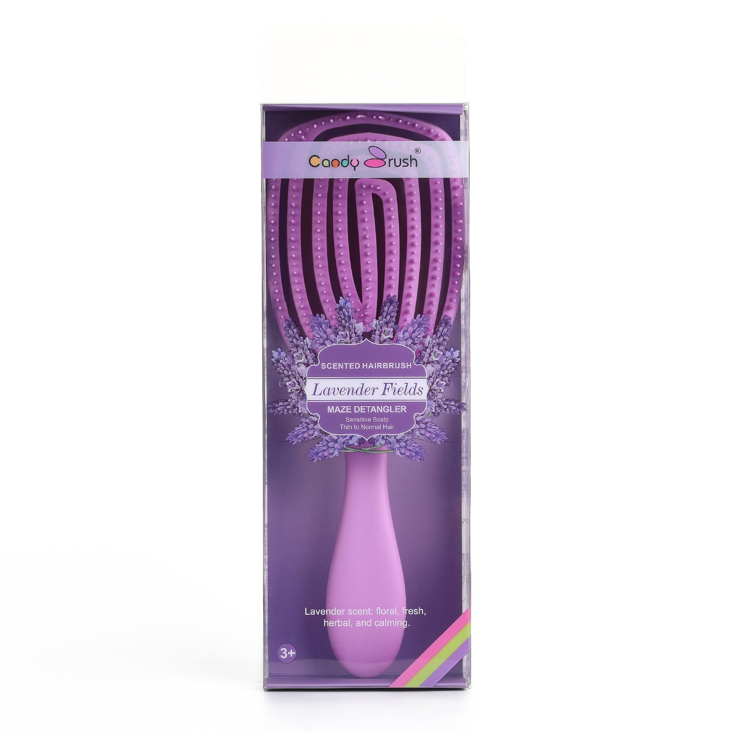 Detangling Hair Brush for Women Men Kids for Long Straight Fine Hair Maze Design Paddle Large