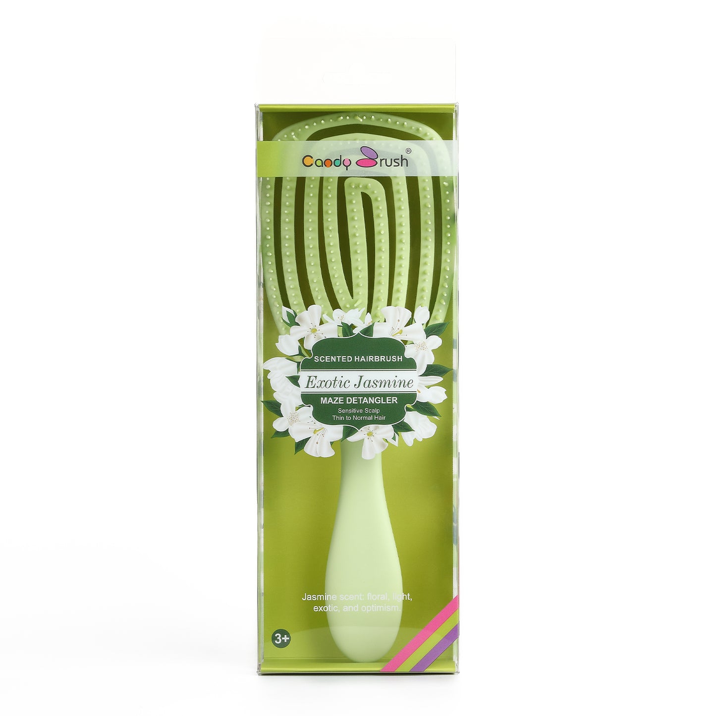 Detangling Hair Brush for Women Men Kids for Long Straight Fine Hair Maze Design Paddle Large