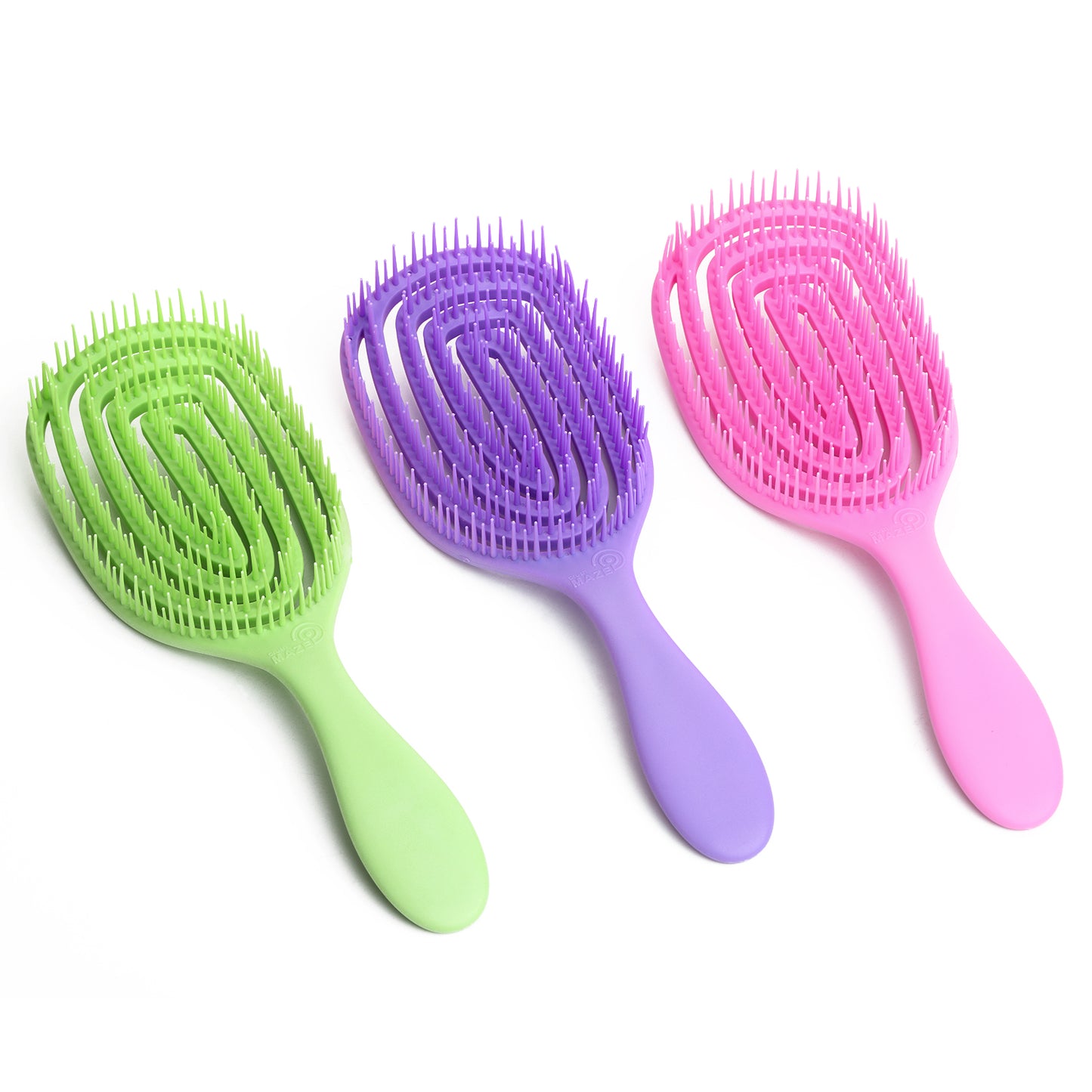 Detangling Hair Brush for Women Men Kids for Long Straight Fine Hair Maze Design Paddle Large