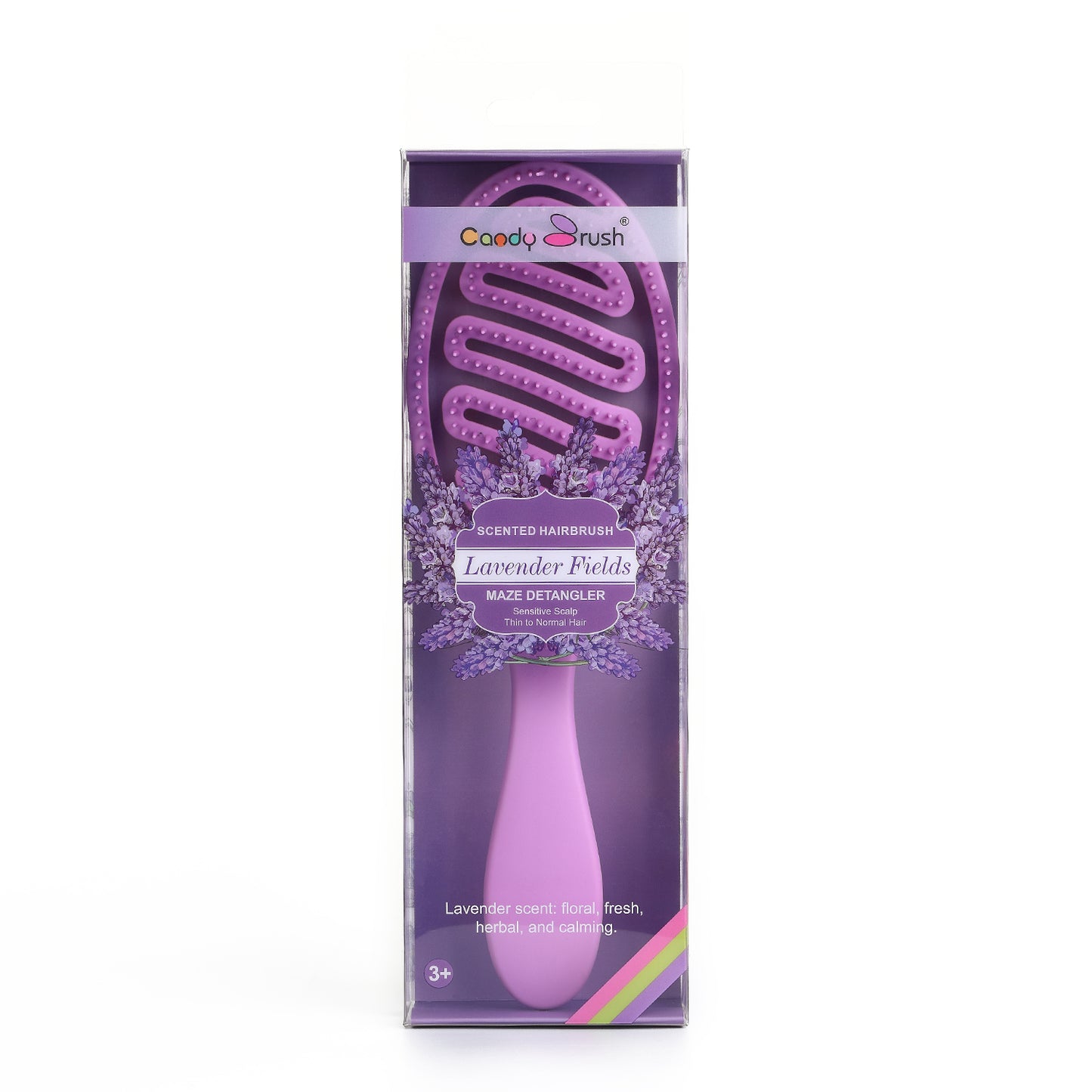 Detangling Hair Brush for Women Men Kids for Wet Long Straight Fine Hair Maze Design Oval Medium