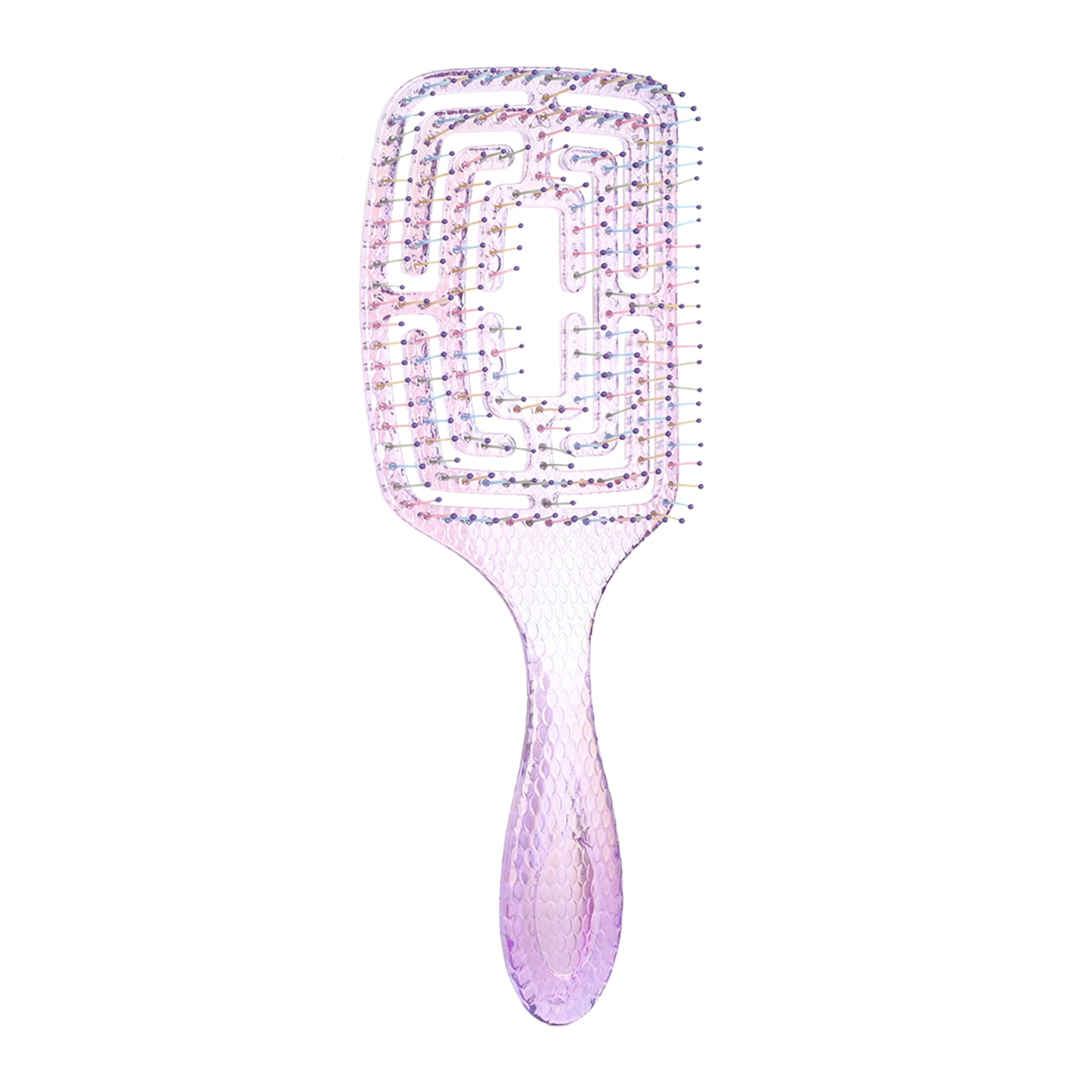 CandyBrush Square Maze Detangling Hair Brush Available in 3 Solid Colors