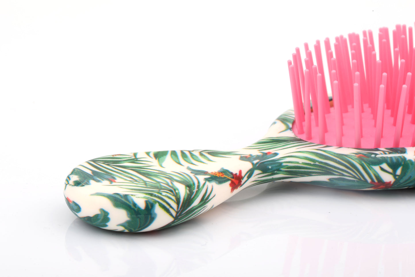 Wet Brush Mini Detangler Hair Brush Detangling Hairbrush for Curly Thick Natural Straight Fine Wet Dry Hair for Kids Toddlers Girls Pain Free Small (Rainforest)