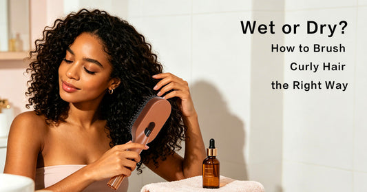 Wet or Dry? How to Brush Curly Hair the Right Way