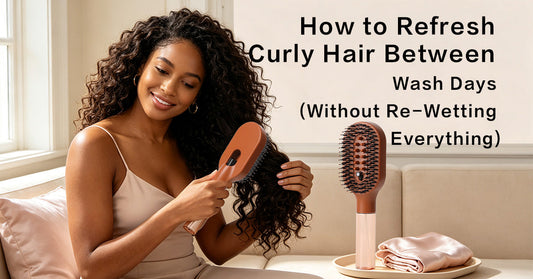 How to Refresh Curly Hair Between Wash Days (Without Re-Wetting Everything)