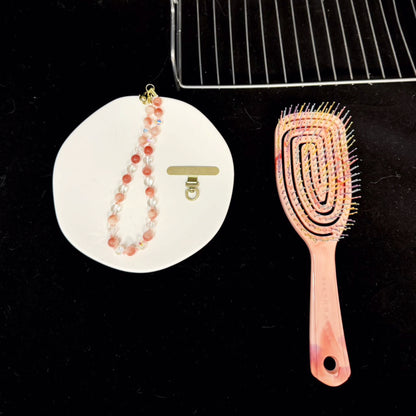 Blushmarks Detangling Wet Hair Brush, Large Rectangular Maze Double Bristles Vented Brush for All Hair Types, Idea Gift