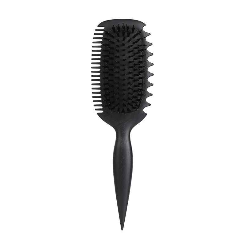 Candy Brush Curl Defining Hair Brush for Effortlessly Detangling & Blow Drying, Nylon & Boar Bristle Paddle Brush