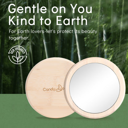 Candy Brush Bamboo Pocket Mirror | BE002
