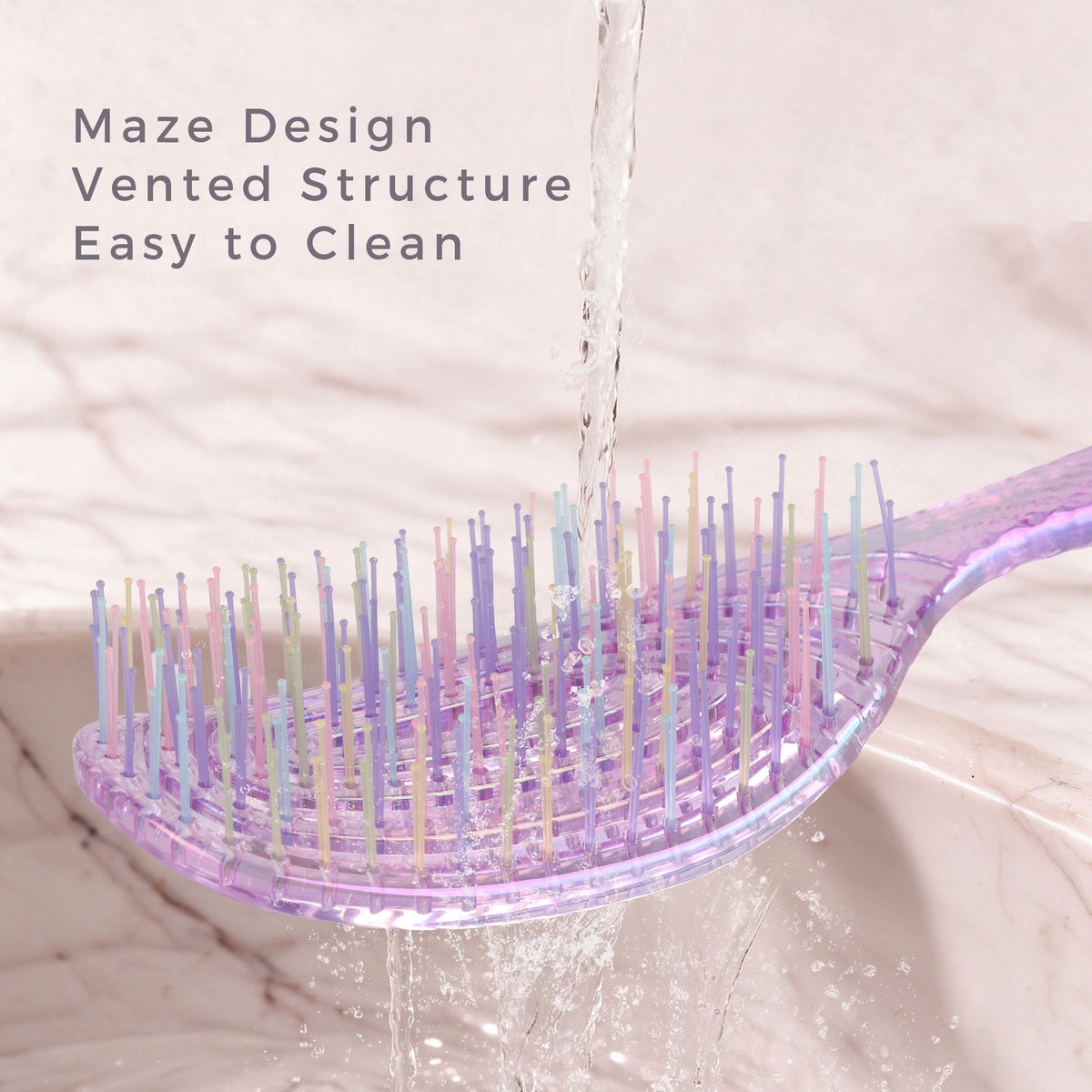CandyBrush Round Maze Detangling Hair Brush-10 Colors Available