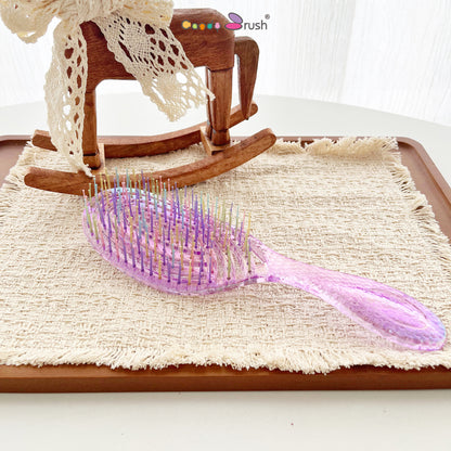 CandyBrush Round Maze Detangling Hair Brush-10 Colors Available