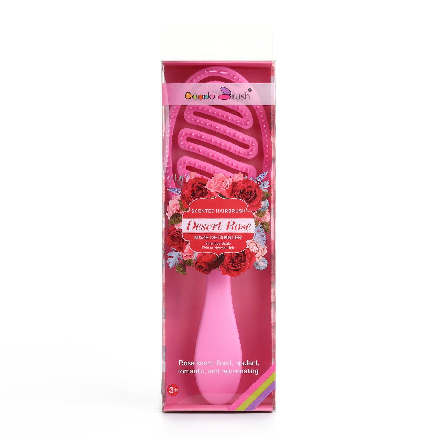 Detangling Hair Brush for Women Men Kids for Wet Long Straight Fine Hair Maze Design Oval Medium