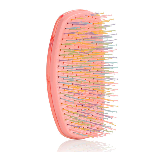 Blushmarks Wet & Dry Detangling Hair Brush with Double Bristles, Vented Design for All Hair Types - Pink, Idea Gift