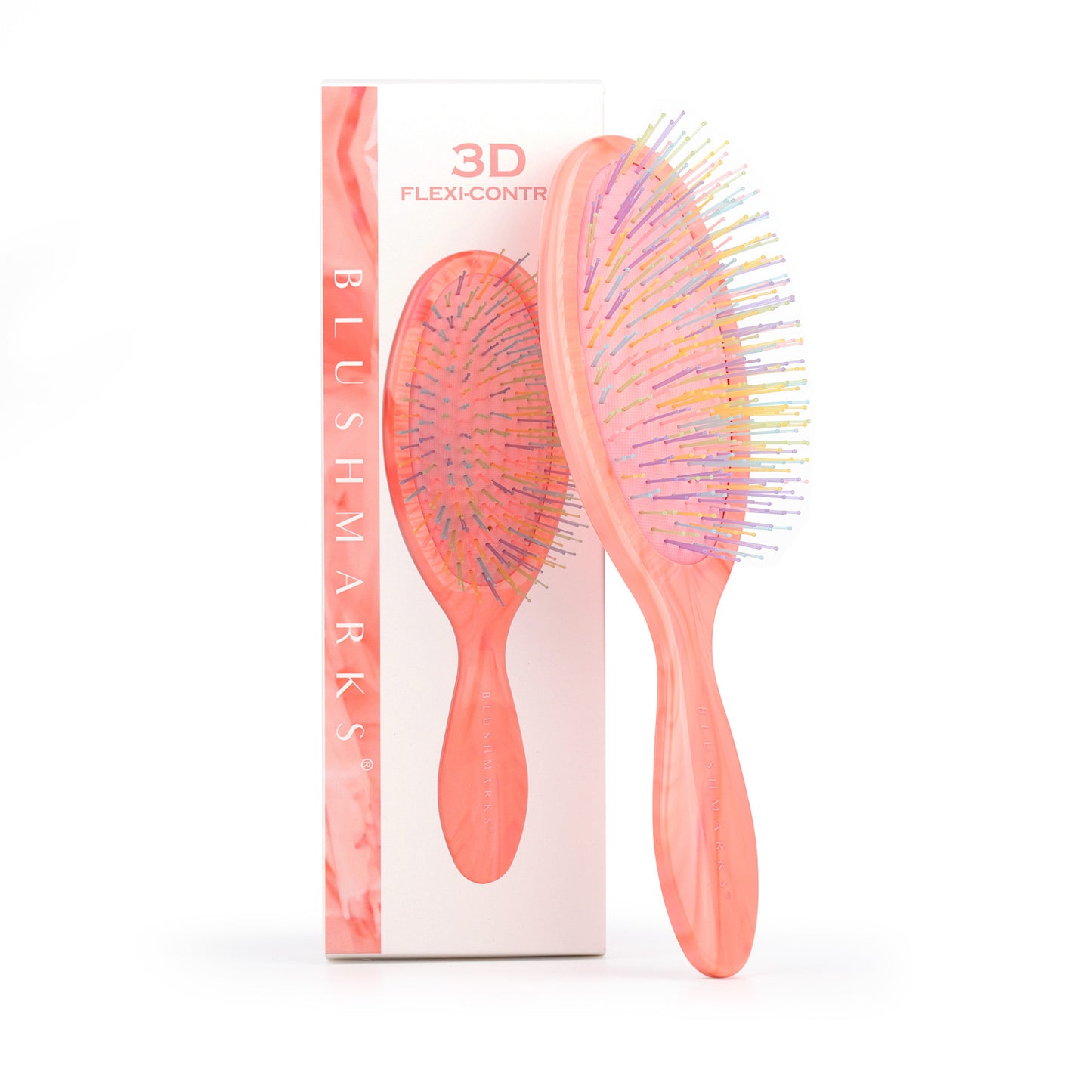 Blushmarks Detangling Wet Hair Brush, Long & short bristle Cushion Hair brush for All Hair Types, Idea Gift