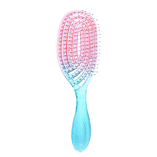 Candy Brush Chromatique Detangling Hair Brush – Anti-Frizz, Two color Gradient Brush for All Hair Types