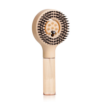 Candy Brush MistBrush FE1004 in Beige with a transparent refillable handle