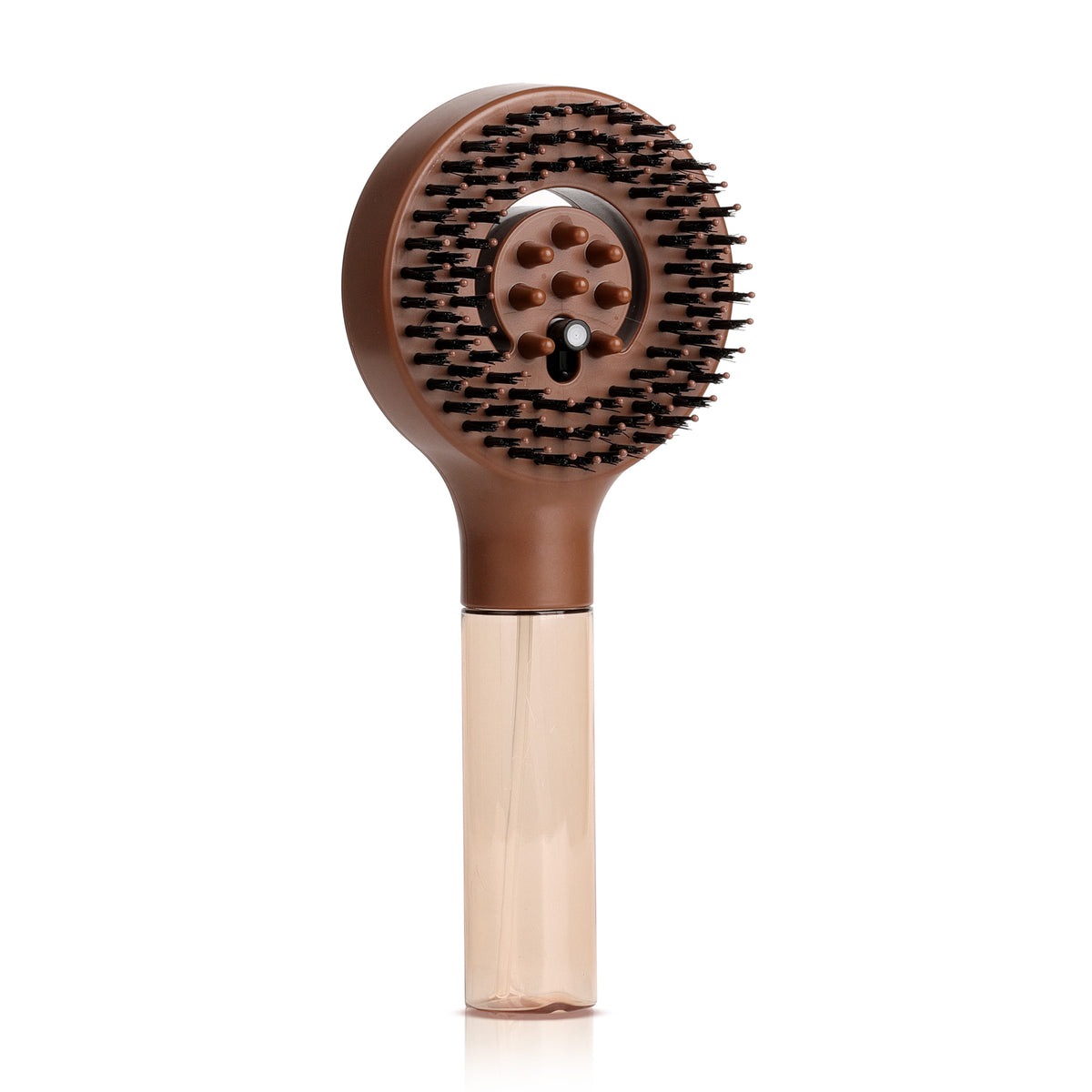 Candy Brush MistBrush FE1004 in Brown with a transparent refillable handle