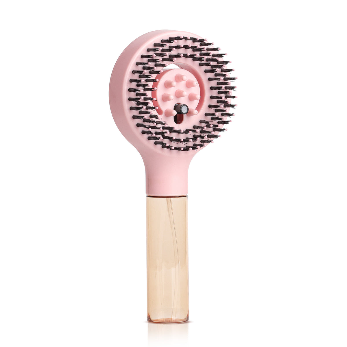 Candy Brush MistBrush FE1004 in Pink with a transparent refillable handle