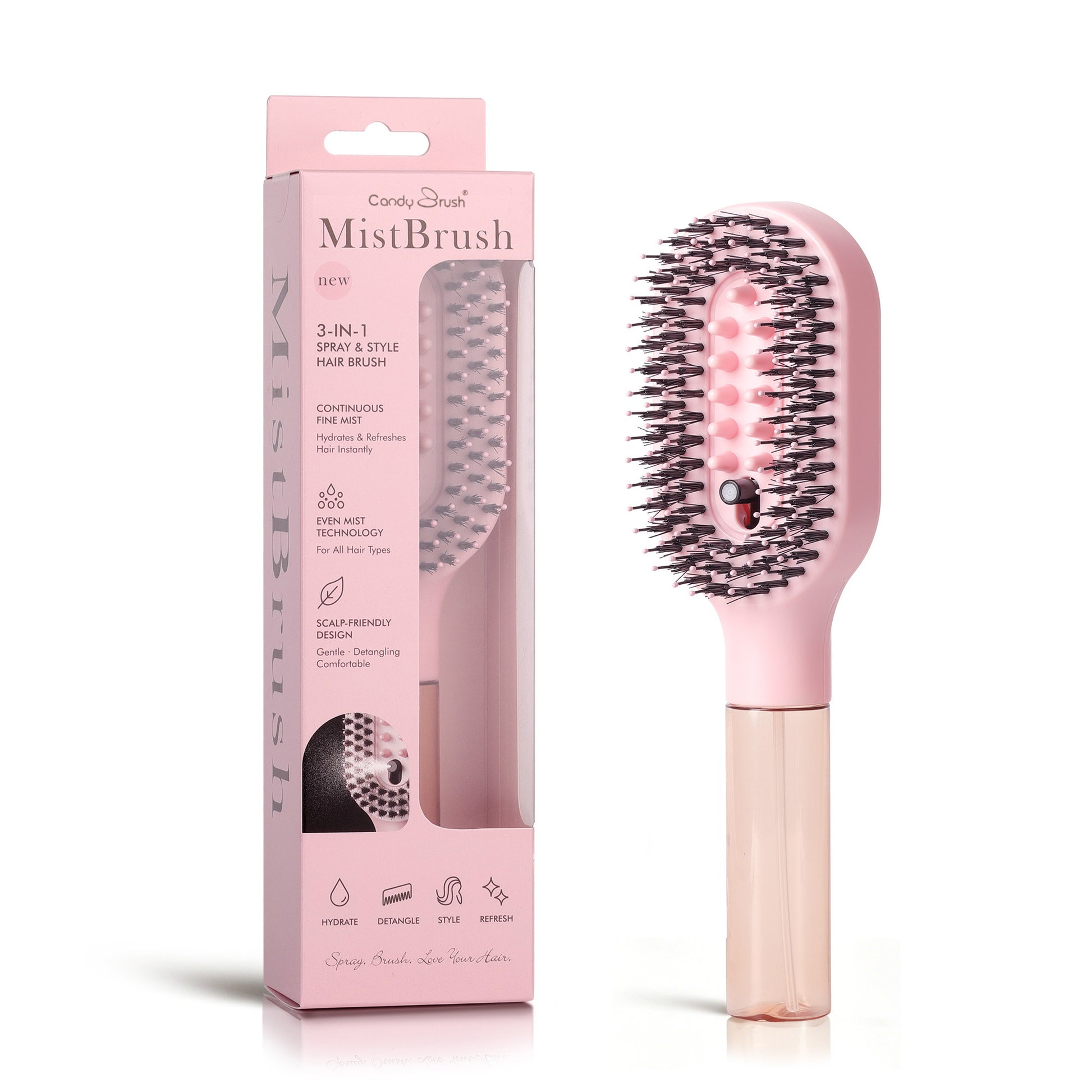 Candy Brush MistBrush retail package Pink