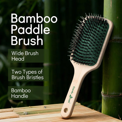 Candy Brush Bamboo Boar Bristle Paddle Brush | BE202M