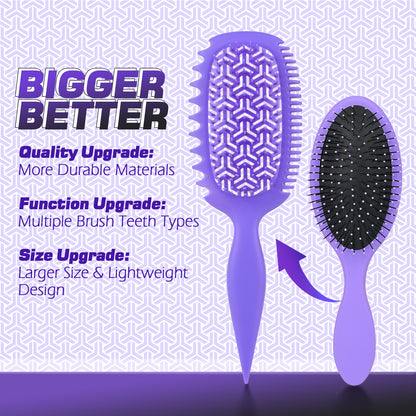 Candy Brush Curlking Hair brush Defining Vented Hair Brush for Effortlessly Detangling & Blow Drying, Professional Airflow Brush for All Hair Types, Shaping & Styling Wet Hair Brush for Women and Girl, Idea Gift