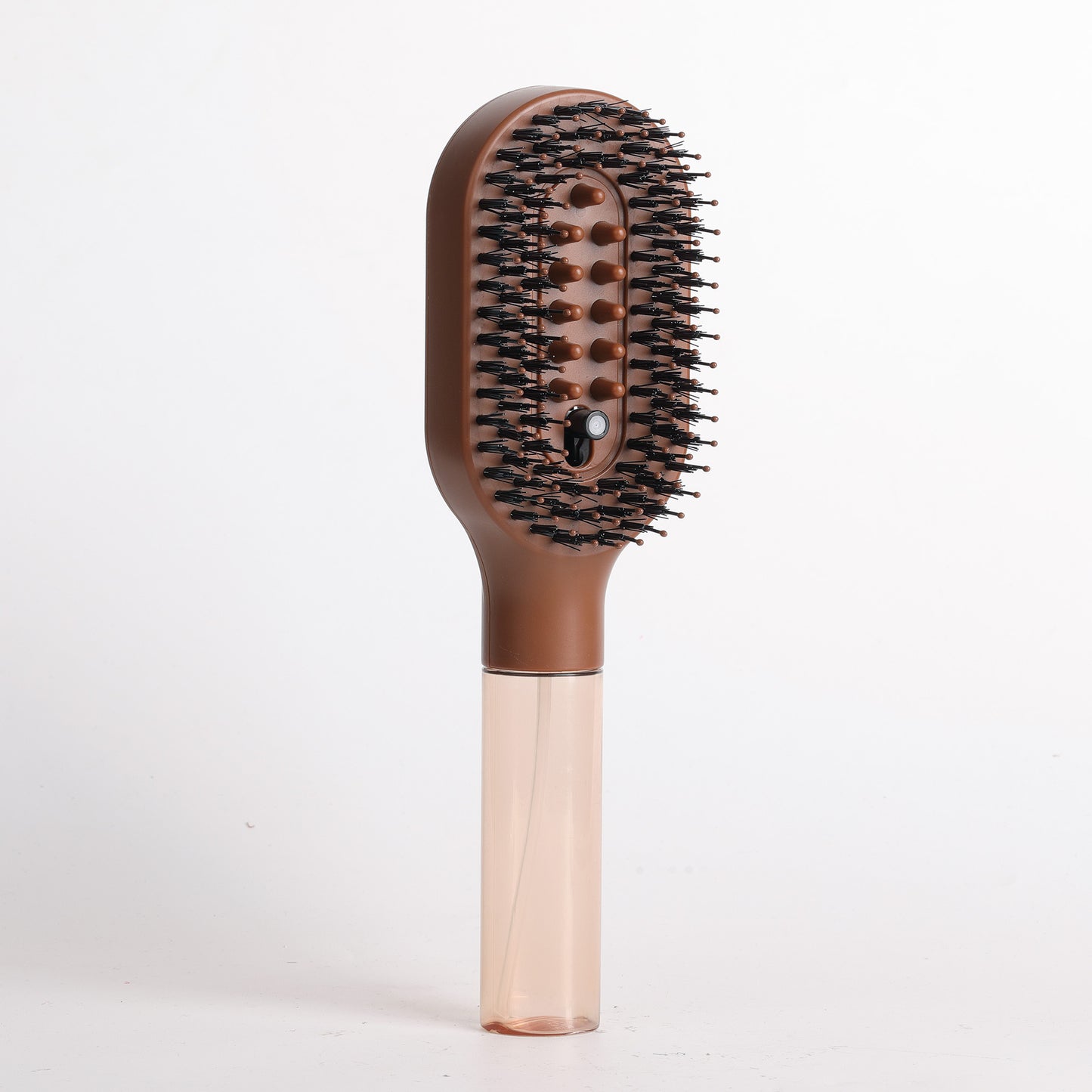 Brown MistBrush 3-in-1 misting hair brush